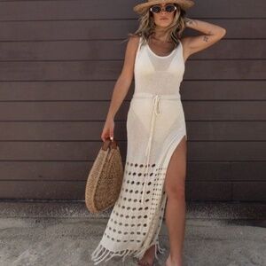 Flook the Label, White Crochet Dress